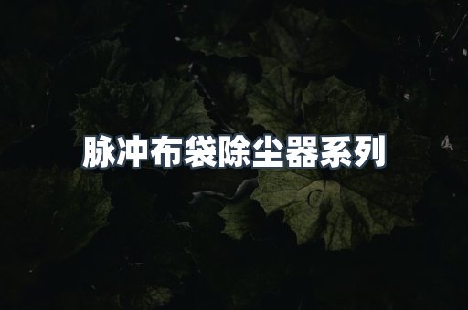 脉冲布袋除尘器系列